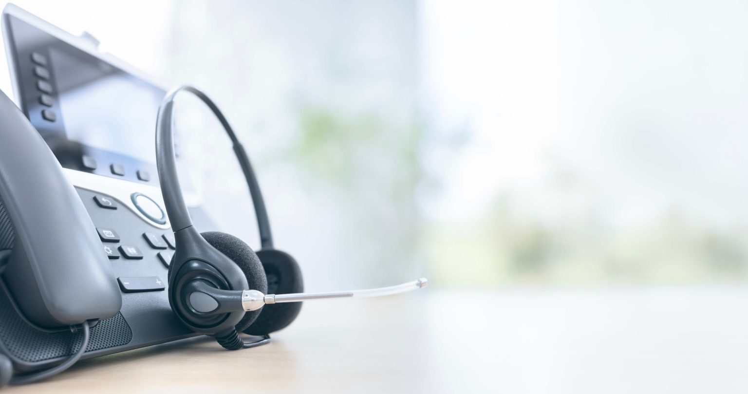 IP phone handset representing business voice communications that rely on uninterrupted power