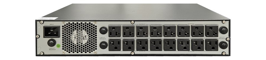 Xtreme Power IT60A isolation transformer PDU, front view