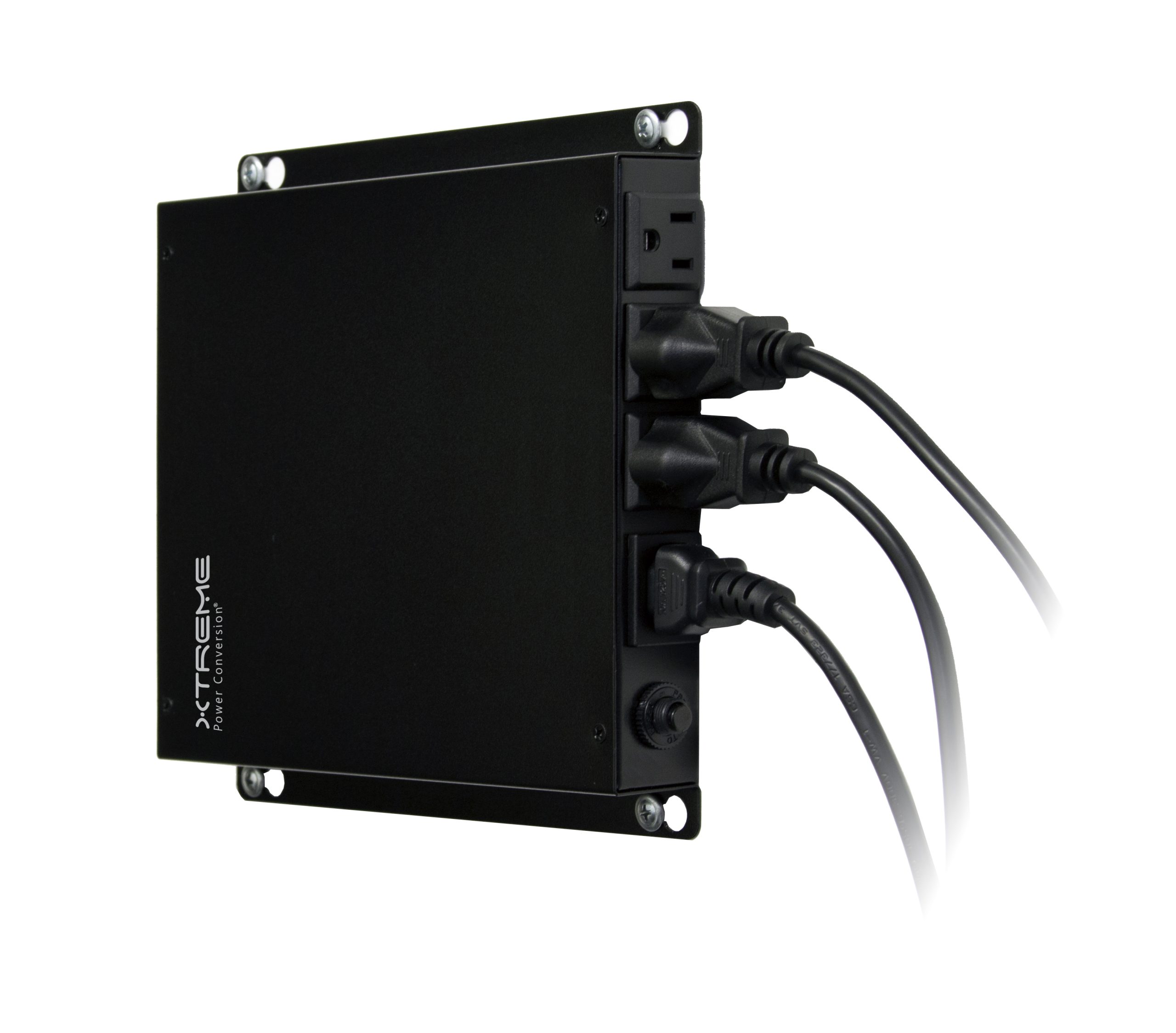 J60 lithium UPS mounted on DIN rail — for embedded installation behind kiosk displays and POS terminals