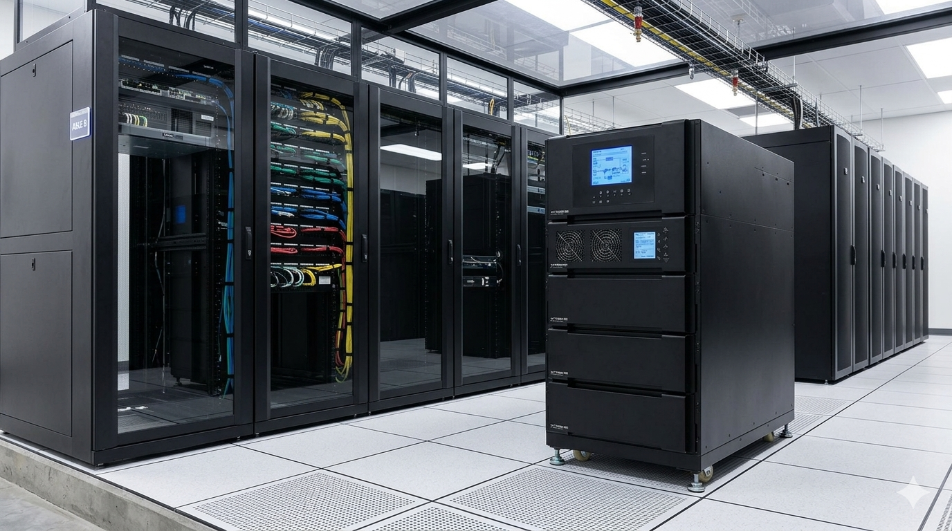 M90S-4S modular single-phase UPS — for telecom and remote edge deployments
